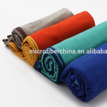 Microfiber Suede γρήγορη στεγνή σπορ πετσέτα