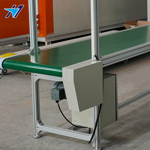 Plane belt assembly line packing conveyor