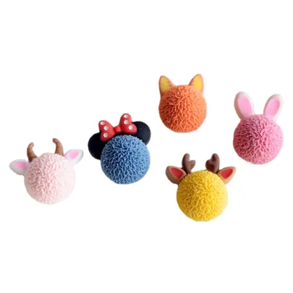 DIY Resin Jewelry: Autumn & Winter Cartoon Rabbit Deer Hairpin Materials