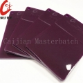 PVC Purple Masterbatch Granule Plastik