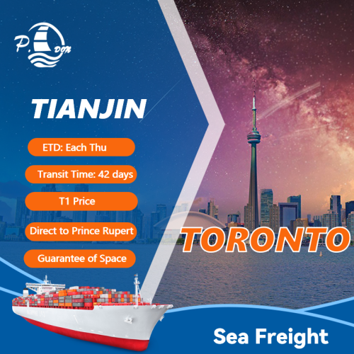Pengiriman dari Tianjin ke Toronto