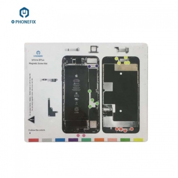 Iphone 8 Plus X Magnetic Screw Mat Repair Technician Disassembly Pad