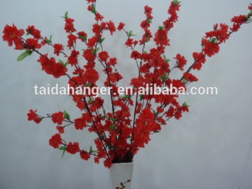 Wholesale Cheap Artificial Decorative Cherry Peach Blossom Branch For Wedding