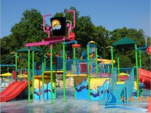 Outdoor Steel 8m Water Aquatic Play Structures Slide Tower 