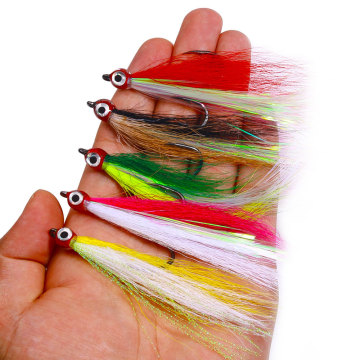 Wholesale 5pcs Freshwater Trout Bass Fishing Hooks 4/0# Jigging Lure for Big Fish