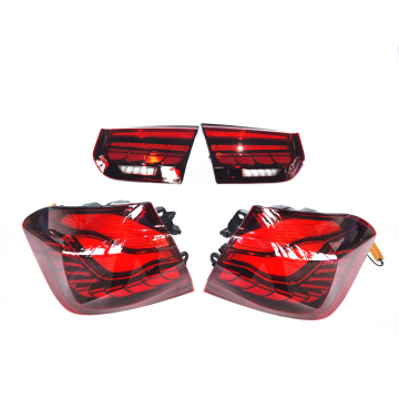 2012-2018のシーケンシャルインジケーターLEDテールライトBMW F30 F35 F80 M3-スタートアップアニメーションリアランプアセンブリ