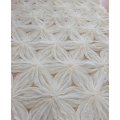 tecido de bordado de flor de chiffon