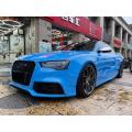 Gloss Blue Vinyl Wrap Glossy Abu Blue Car Wrapping 1.52*18M Manufactory