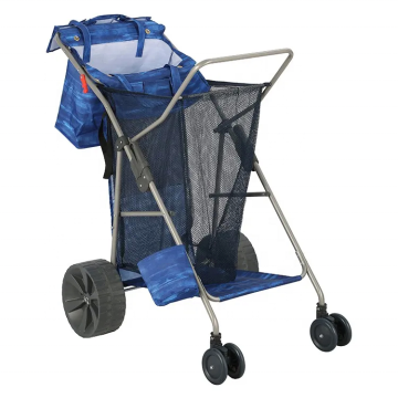 Beach Leisure Camping Folding Wagon Cart with Wheels