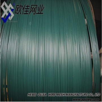 High quality, 0.5-4mm inside wire diameter PVC(PE) coated iron wire