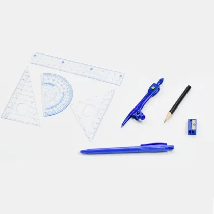 Math Set WB688: Compasses, Protractor, and Ruler for Geometry and Drawing