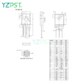 650V 100A 트렌치 필드 스톱 기술 IGBT