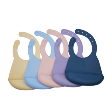 Wholesale Custom Eco-Friendly Baby Silicone Bib Set - No Odor, Food Grade, Adjustable