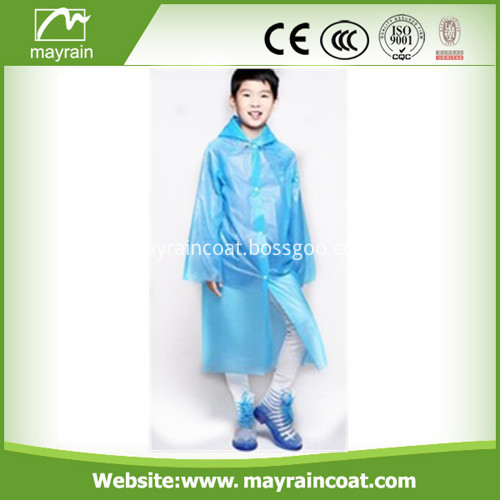 Blue PE Raincoat On Sale
