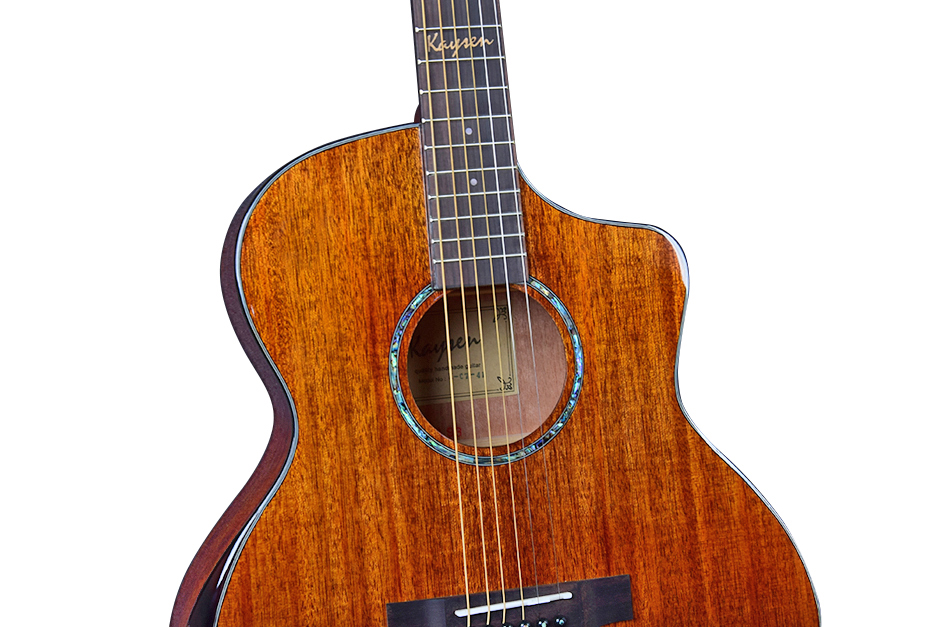 Kaysen K C7 High End Solid Mahogany Acoustic Guitar 1
