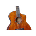 Guitare acoustique en acajou massif massif de 41 pouces