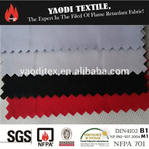 Wholesale polyester/cotton flame retardant workwear fabric