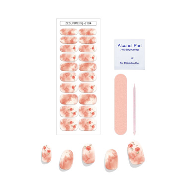Gel Nail Stickers: Half-Cured & Full UV Gel Nail Wraps