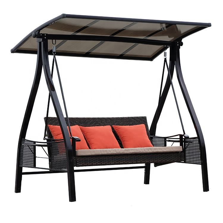 outdoor swing with canopy