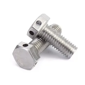 304 Stainless Steel Perforated Hex Bolt with Eye