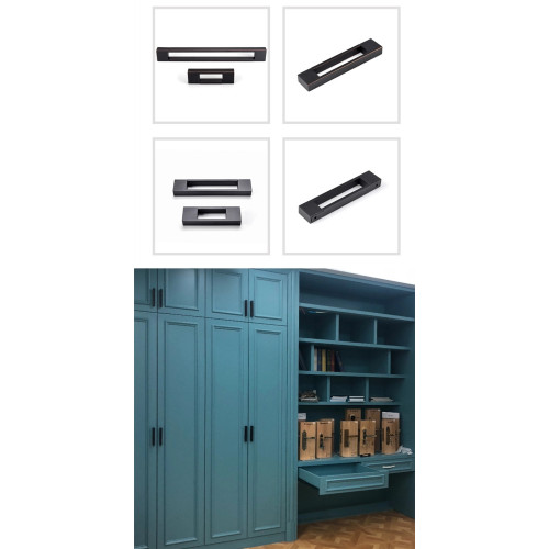 Embedded Door Handle aluminium recessed cabinet handle