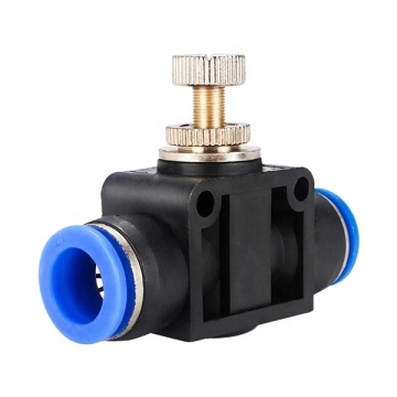 LS/PA Pipeline Speed Control Valve with Throttle Connector for PU Hose Pipe