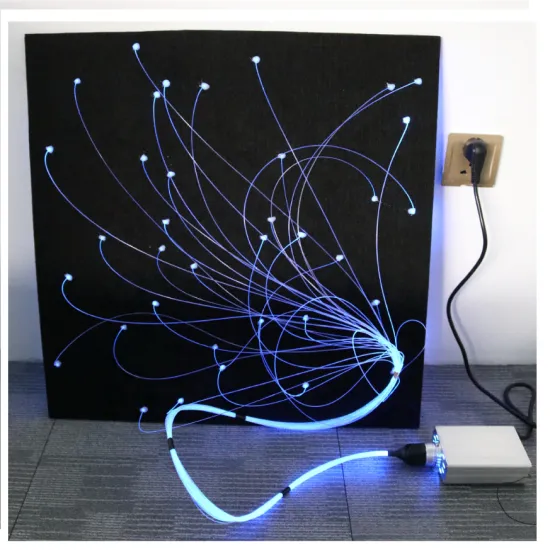 Fiber Optic Light Star Ceiling: Easy Installation Starry Sky Ceiling Panel with Meteor Effect
