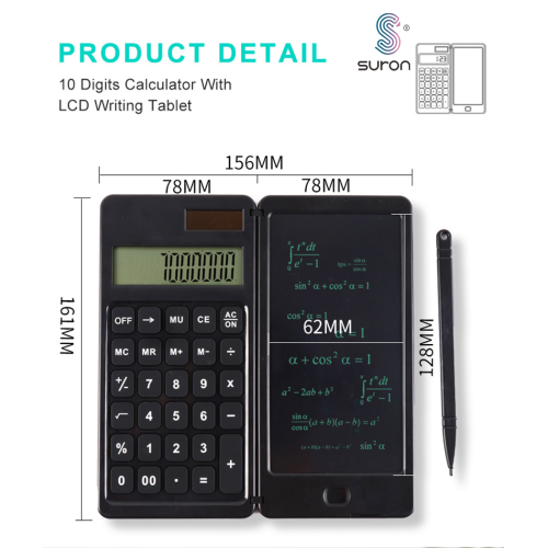 Suron Calculator Writing Tablet Pad Calculators