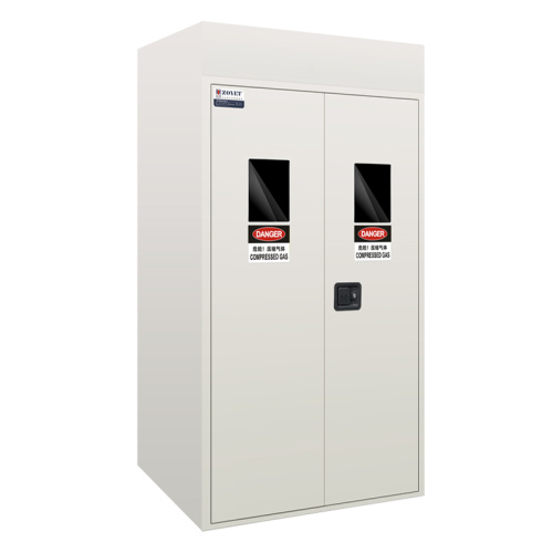 Fireproof Gas Cylinder Storage Cabinet with exhaust system