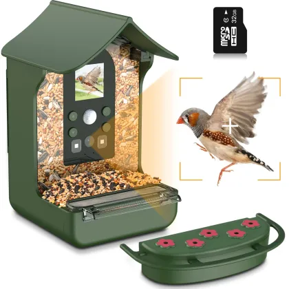 Wholesale Rechargeable Night Vision Smart Bird Feeder Camera