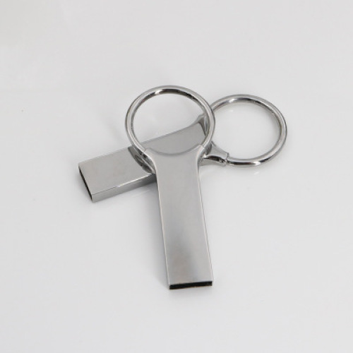 Mini-USB-Stick aus Metall mit Schlüsselanhänger