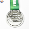 Medallas de premios de plata personalizados Maratón
