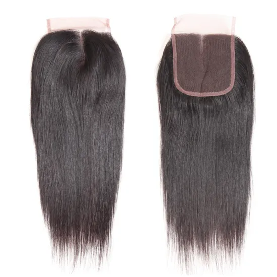 Brazilian Virgin Raw Human Hair Silk Base Transparent Lace Closure