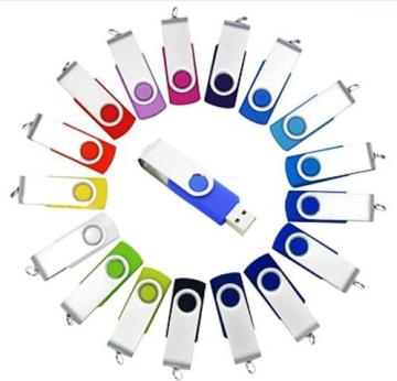 Hot OEM Custom Logo Promotional Gifts Swivel USB Flash Drive