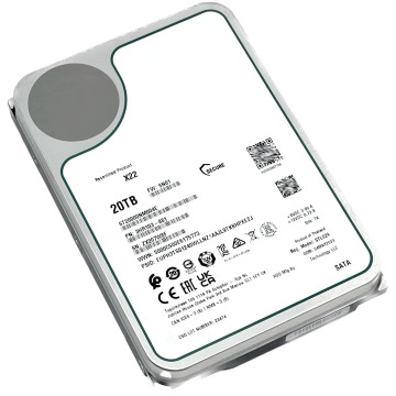 20TB X22 ST20000NM004E ENTERPRISE Server Internal Disque Disque de disque dur - SATA 6 Go / s, 7,2k tr / min, 512E, 3,5 pouces