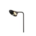 Black Nordic bedside floor lamp