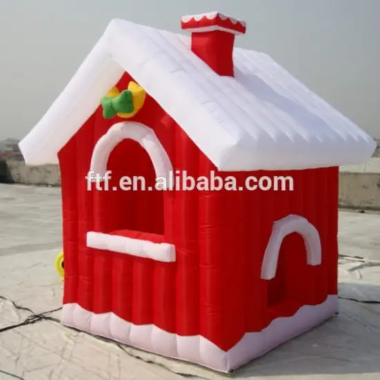 2016 Cheap inflatable christmas house festival