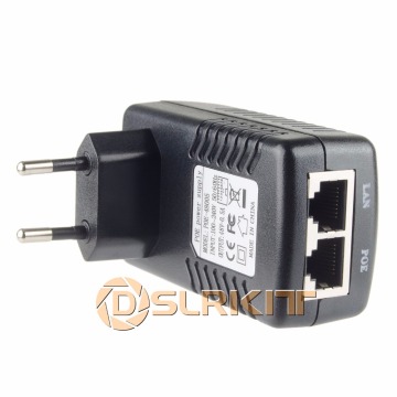 European standard 48V 0.5A PoE Injector Power Over Ethernet Adapter for Wireless Access Point AP