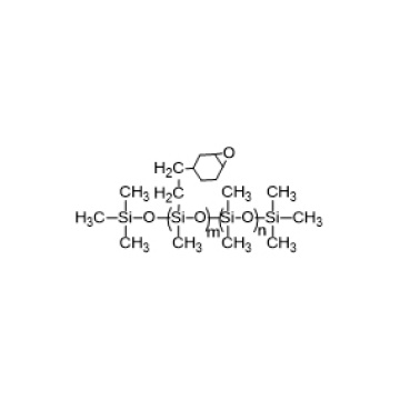 (Epoxycyclohexylethyl methylsiloxane)-dimethylsiloxane copolymers