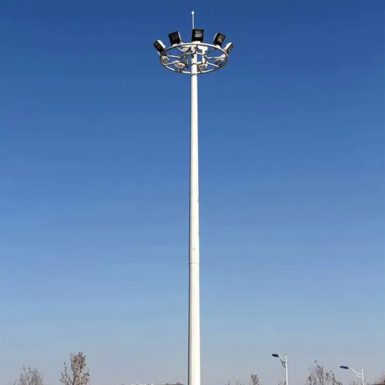 LED High Mast Lighting Pole for Soccer Field