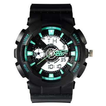 DIRAY 341AD Sport Analog-Digital Camouflage Men's Luxury Athletic Watch with Alarm Feature