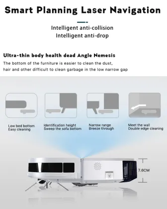 Factory Wholesale: Self-Emptying Robot Vacuum Cleaner for Household Cleaning