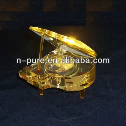 Golden Crystal Piano Souvenir