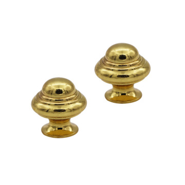 Vintage Mini Round -Kopf -Metallknöpfe mit Schrauben für Schubladen und Schränke