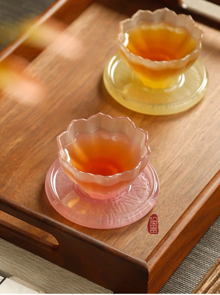 Glass tea cup