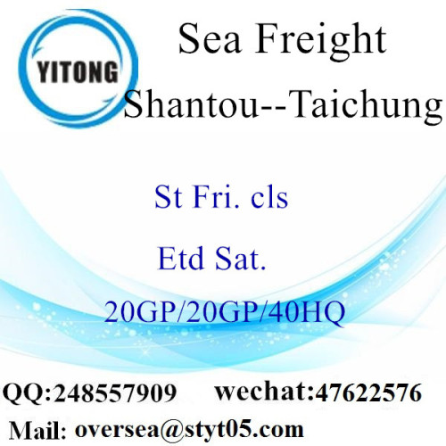 Shantou Port Sea Freight Shipping To Taichung