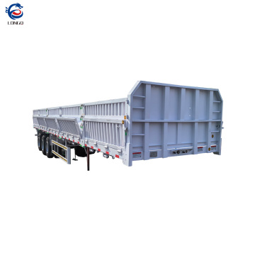 3 Axle Side Wall Truck Trailer Fence Cargo Semi Trailer