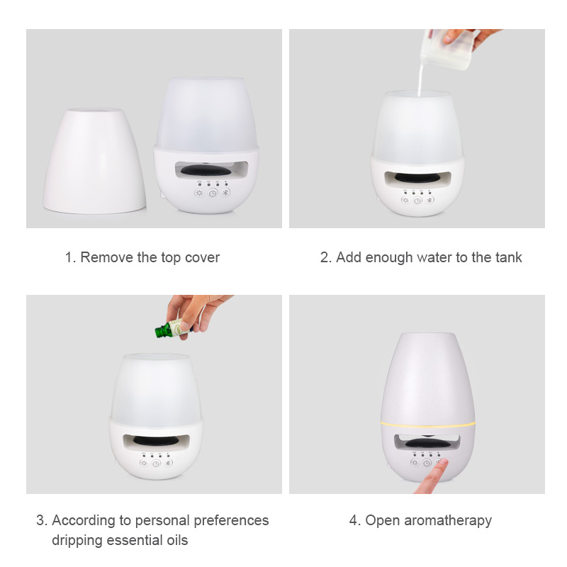 120ml Music Speaker Bluebooth Aroma Essential Oil Diffuser 5 Jpg