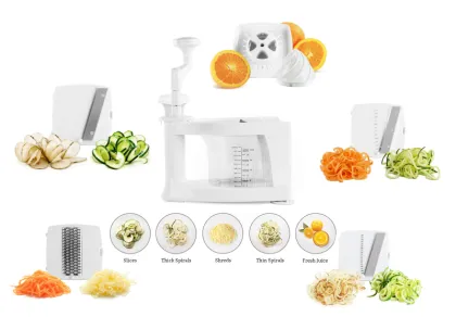 Hand Operated Best Veggie Pasta Spaghetti Maker and Mandoline Slicer for Lowy Carb/Paleo/Gluten-Free Meals