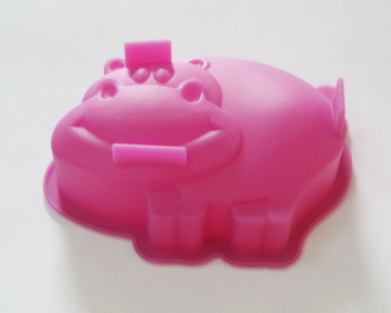 Σιλικόνη Bakeware Baking Mini Hippo σχήμα